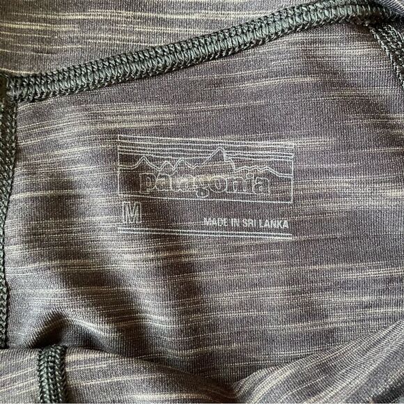 Patagonia Grey Space Dye Performance Workout Centered Crops Leggings Medium - Picture 5 of 11